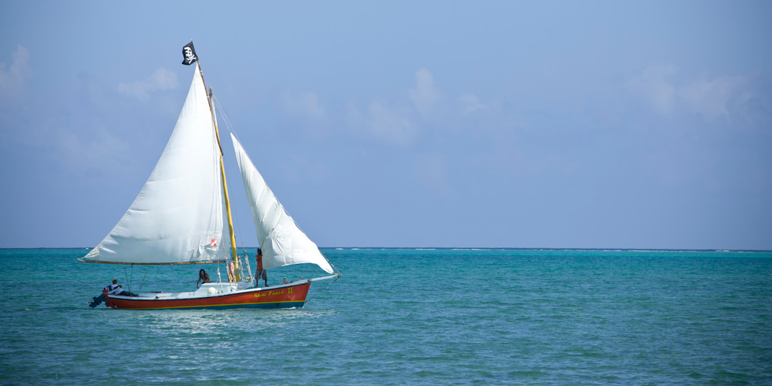 Sailing in Belize