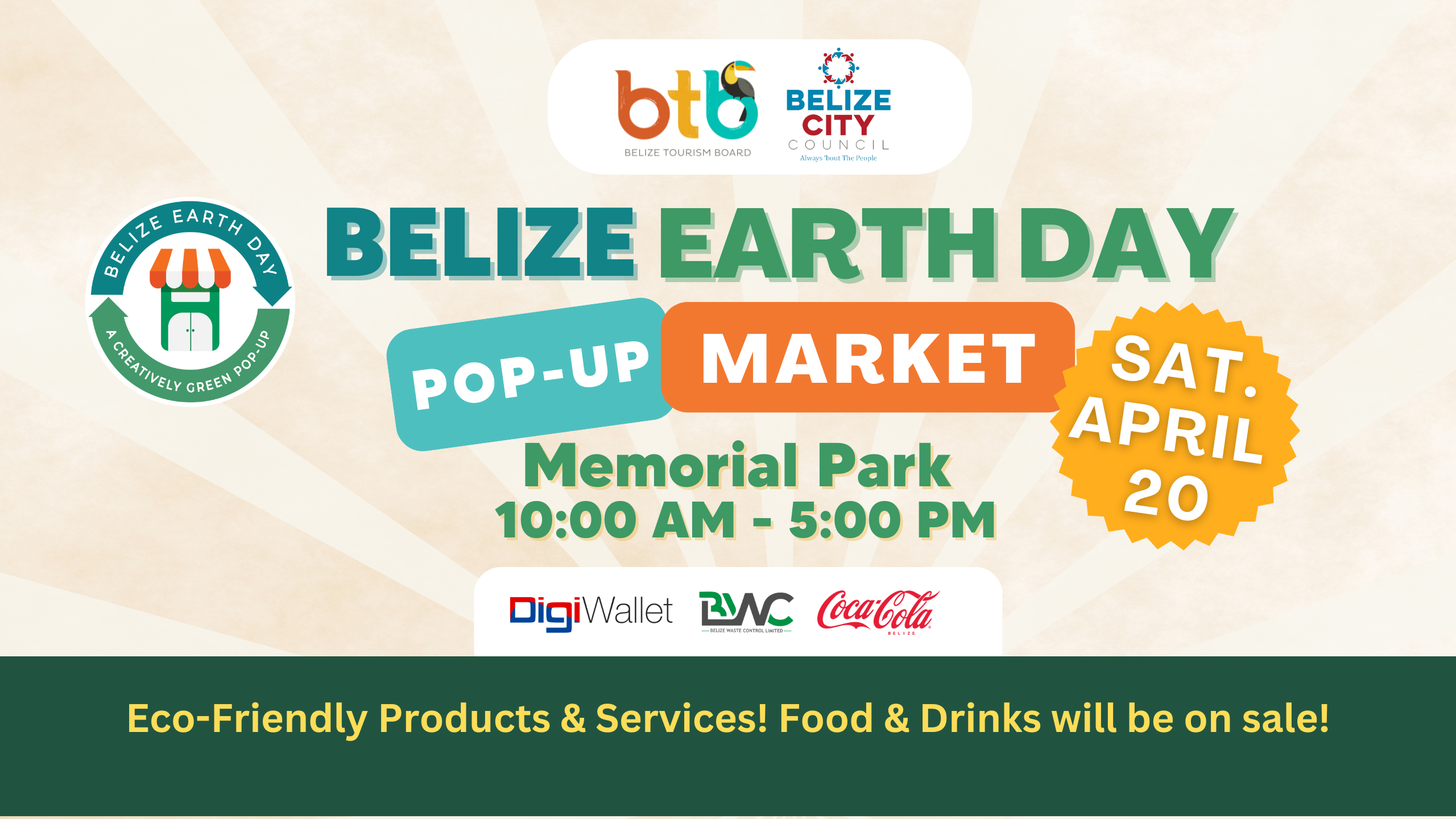 Journée de la Terre au Belize : un pop-up créatif et écologique