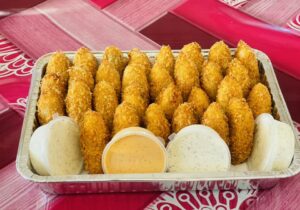 petiscos em Belize - jalapeño recheado